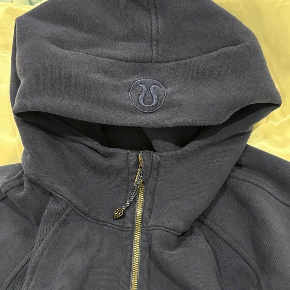 Lululemon Scuba Oversized Half-Zip Hoodie XS Small Night Sea Blue Lounge Cozy